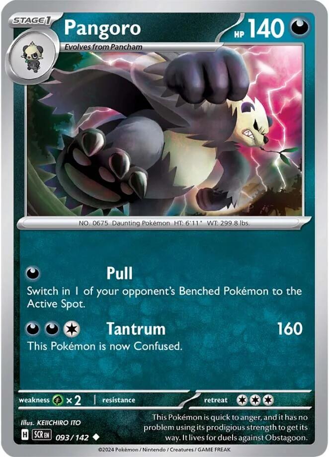 Pangoro (093/142) [Scarlet & Violet: Stellar Crown] | Infinity Cards & Collectibles
