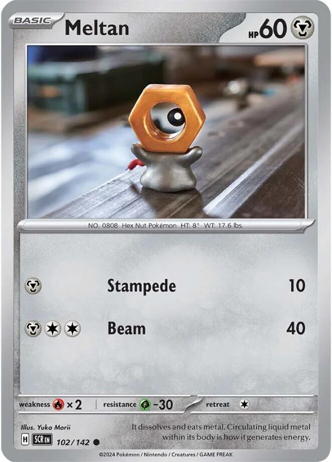 Meltan (102/142) [Scarlet & Violet: Stellar Crown] | Infinity Cards & Collectibles