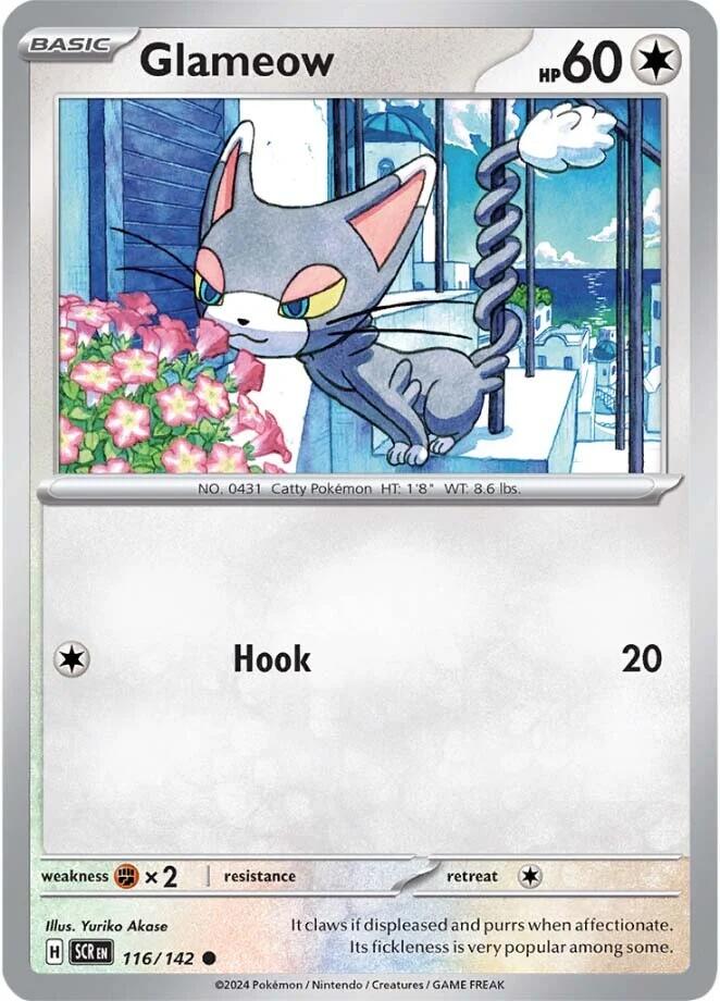Glameow (116/142) [Scarlet & Violet: Stellar Crown] | Infinity Cards & Collectibles
