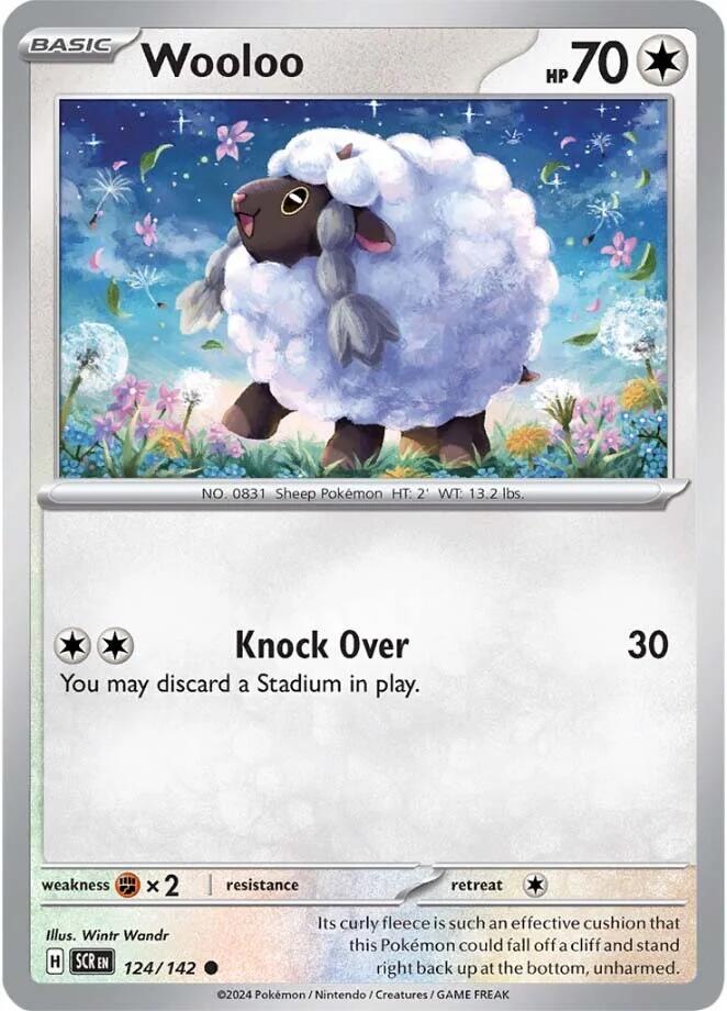 Wooloo (124/142) [Scarlet & Violet: Stellar Crown] | Infinity Cards & Collectibles