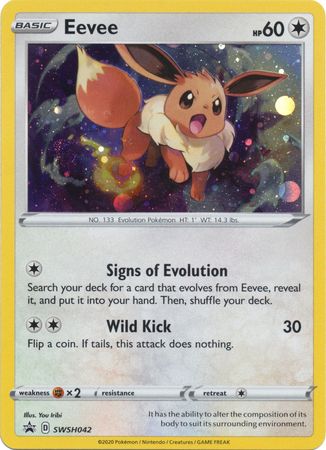 Eevee (SWSH042) [Sword & Shield: Black Star Promos] | Infinity Cards & Collectibles