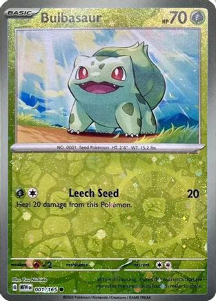 Bulbasaur (001/165) (Cosmos Holo) (Costco Exclusive) [Scarlet & Violet 151]