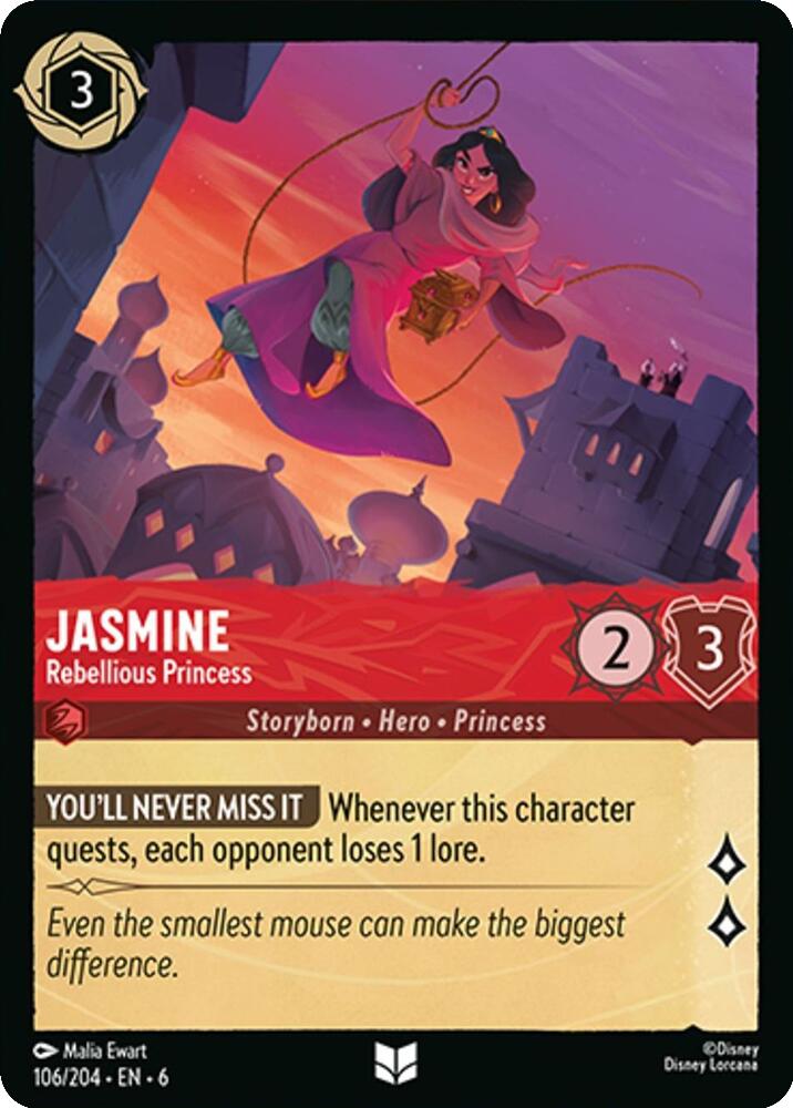 Jasmine - Rebellious Princess (106/204) [Azurite Sea]