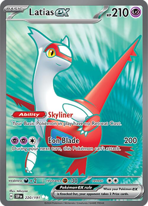 Latias ex (220/191) [Scarlet & Violet: Surging Sparks] | Infinity Cards & Collectibles