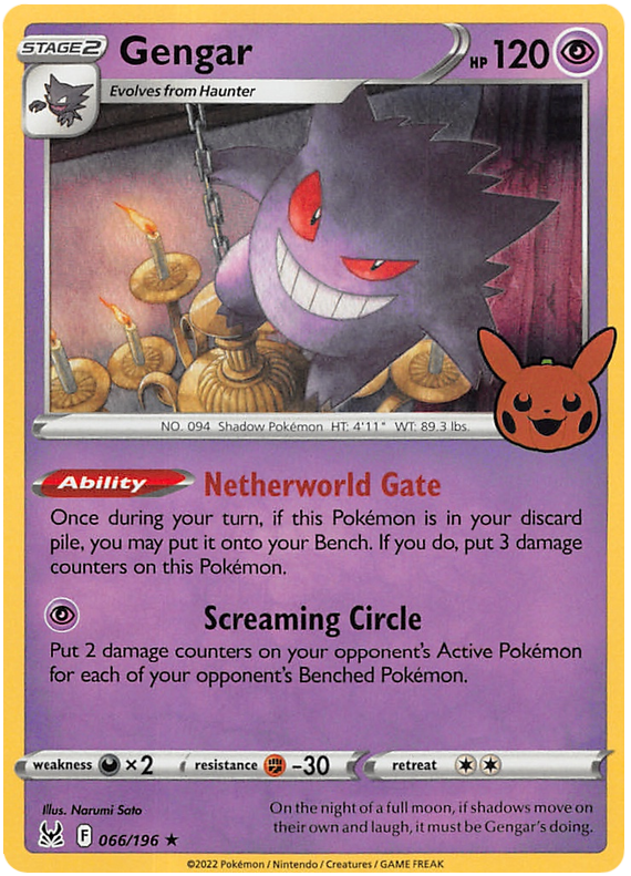 Gengar (066/196) [Trick or Trade 2023] | Infinity Cards & Collectibles