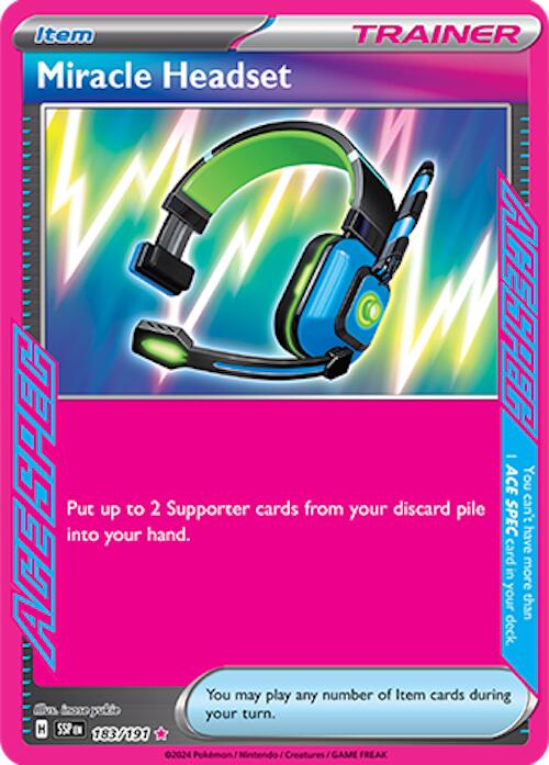Miracle Headset (183/191) [Scarlet & Violet: Surging Sparks] | Infinity Cards & Collectibles
