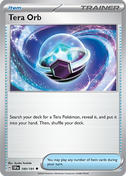 Tera Orb (189/191) [Scarlet & Violet: Surging Sparks] | Infinity Cards & Collectibles