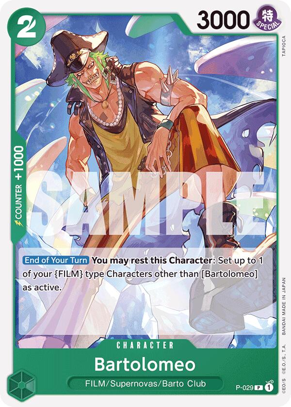 Bartolomeo (P-029) [Premium Booster -The Best-]