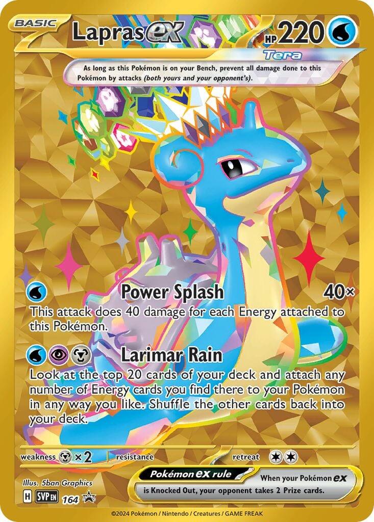 Lapras ex (164) [Scarlet & Violet: Black Star Promos] | Infinity Cards & Collectibles