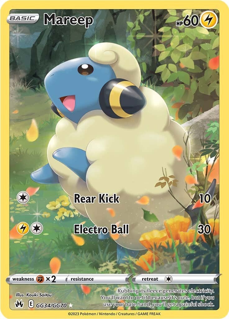 Mareep (GG34/GG70) [Sword & Shield: Crown Zenith] | Infinity Cards & Collectibles