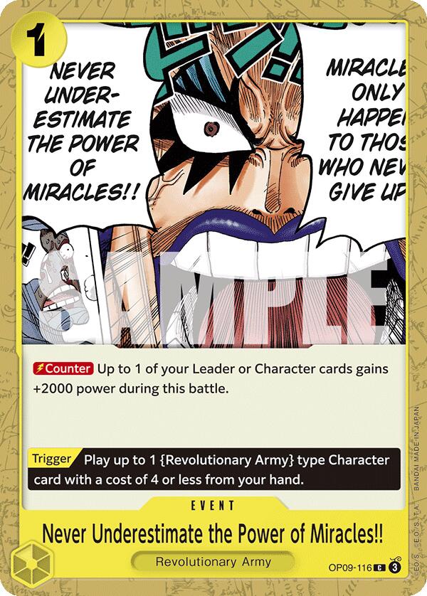 Never Underestimate the Power of Miracles!! [Emperors in the New World] | Infinity Cards & Collectibles