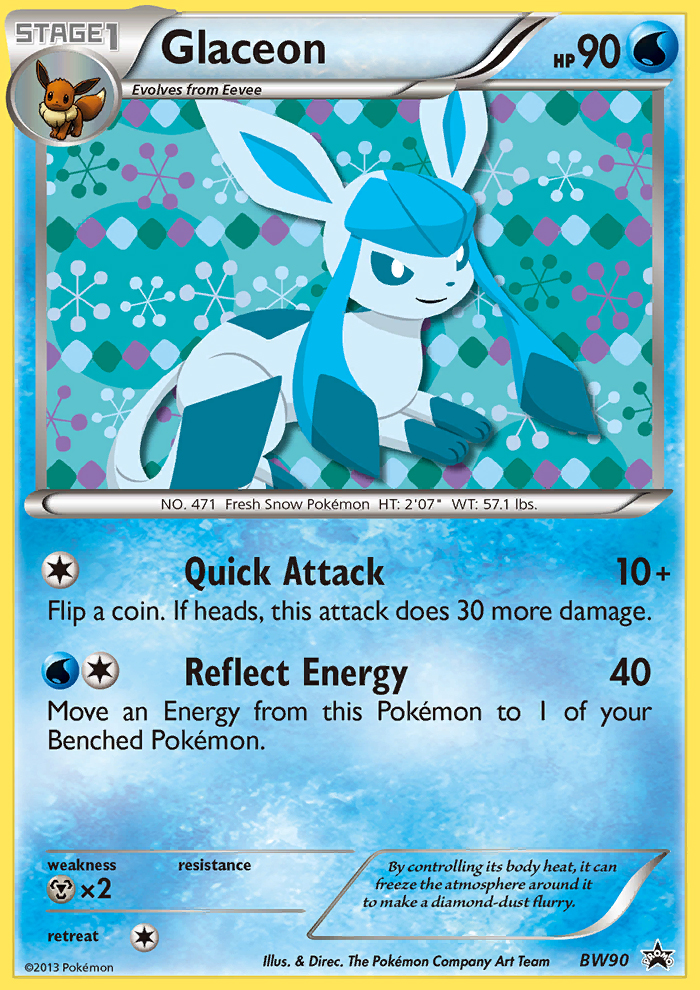 Glaceon (BW90) [Black & White: Black Star Promos] | Infinity Cards & Collectibles