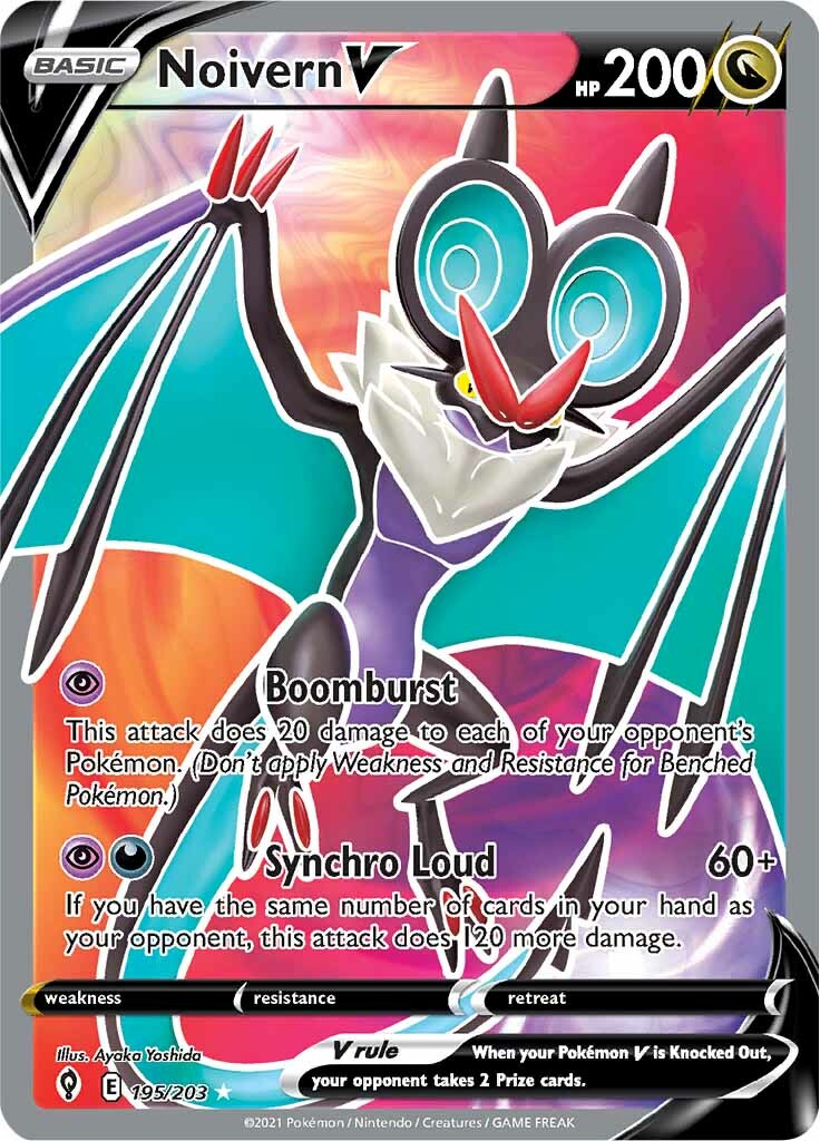Noivern V (195/203) [Sword & Shield: Evolving Skies] | Infinity Cards & Collectibles