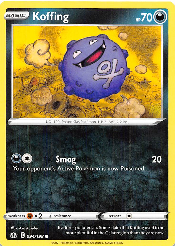 Koffing (094/198) [Sword & Shield: Chilling Reign] | Infinity Cards & Collectibles