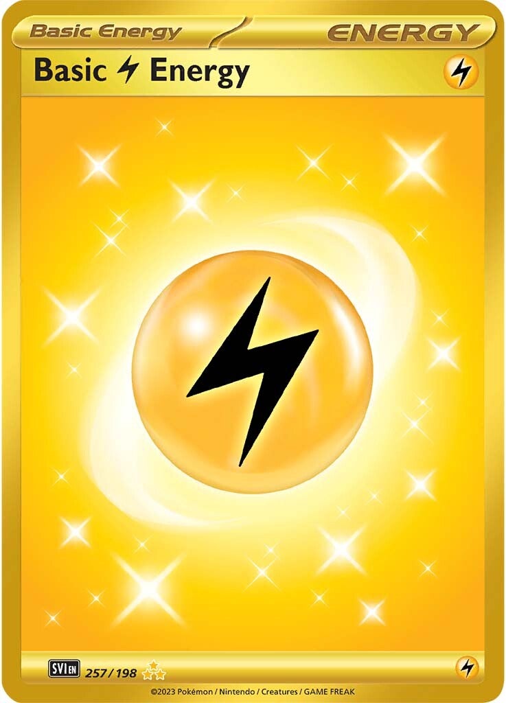 Lightning Energy (257/198) [Scarlet & Violet: Base Set] | Infinity Cards & Collectibles