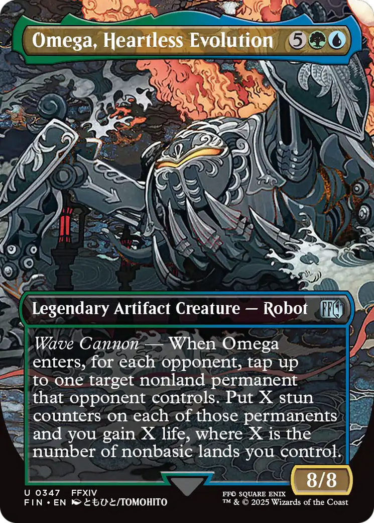 Omega, Heartless Evolution (Borderless) [FINAL FANTASY] | Infinity Cards & Collectibles