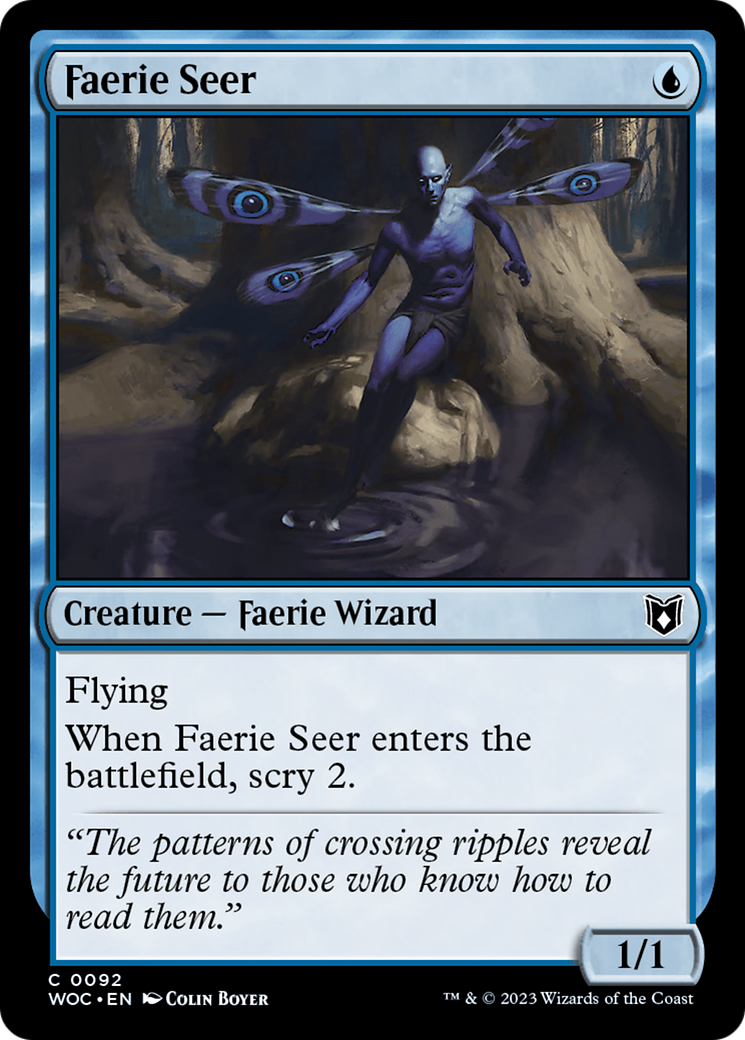Faerie Seer [Wilds of Eldraine Commander]