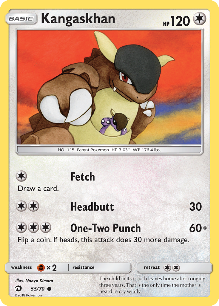 Kangaskhan (55/70) [Sun & Moon: Dragon Majesty] | Infinity Cards & Collectibles