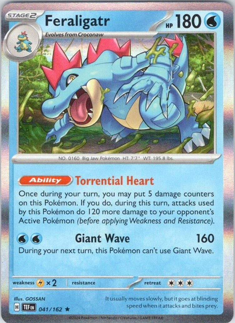 Feraligatr (041/162) [Scarlet & Violet: Temporal Forces] | Infinity Cards & Collectibles