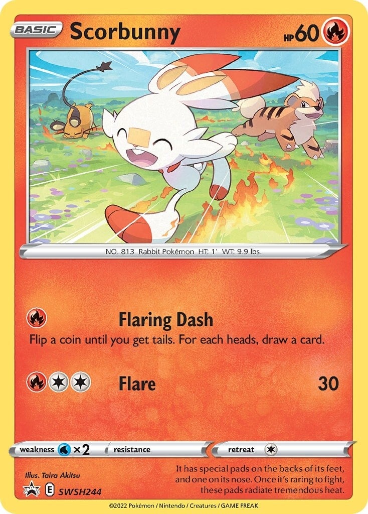 Scorbunny (SWSH244) [Sword & Shield: Black Star Promos] | Infinity Cards & Collectibles