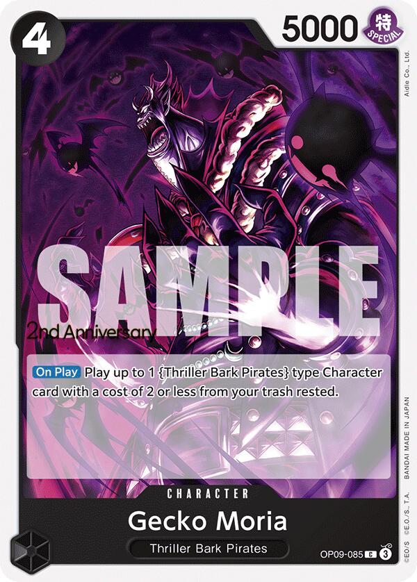 Gecko Moria [Emperors in the New World: 2nd Anniversary Tournament Cards] | Infinity Cards & Collectibles