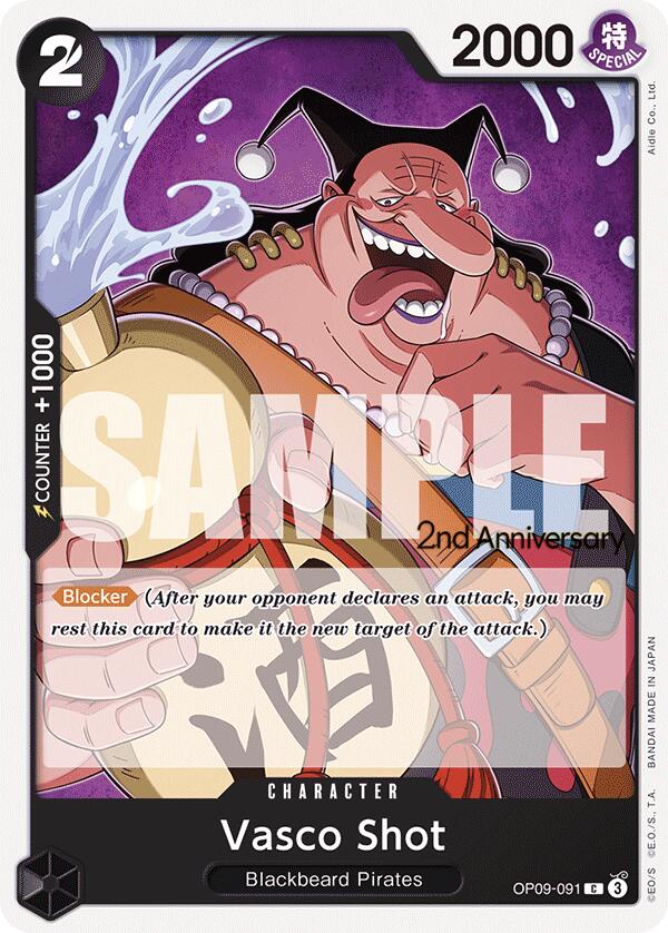 Vasco Shot [Emperors in the New World: 2nd Anniversary Tournament Cards] | Infinity Cards & Collectibles