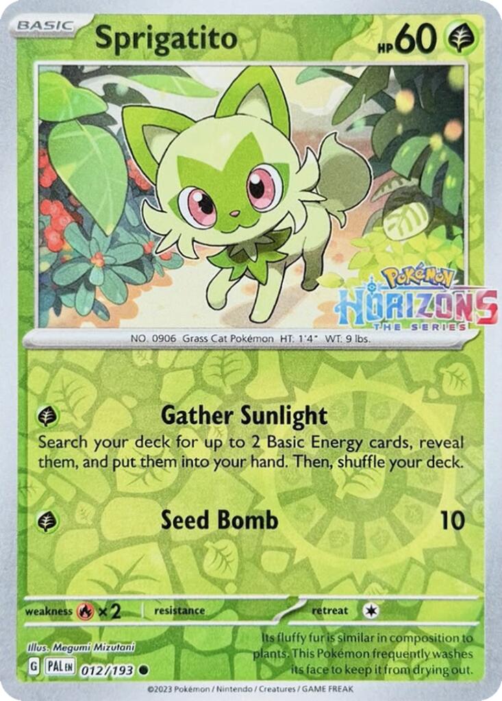 Sprigatito (012/193) [Paldea Evolved: Horizons: The Series PROMO] | Infinity Cards & Collectibles