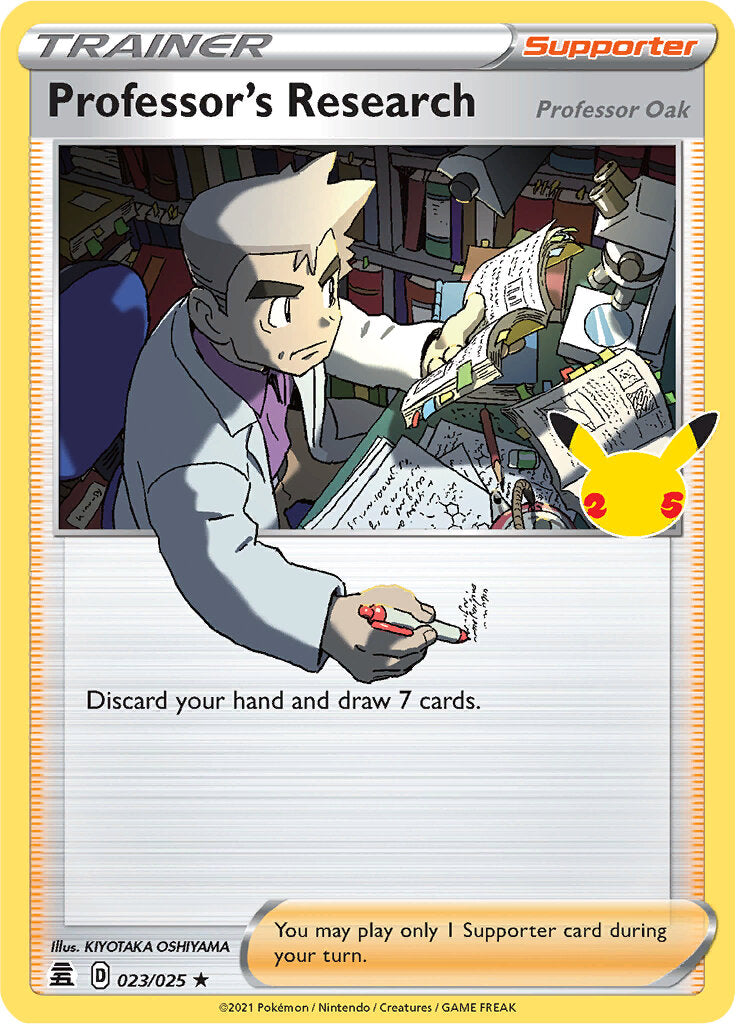 Professor's Research (023/025) [Celebrations: 25th Anniversary] | Infinity Cards & Collectibles