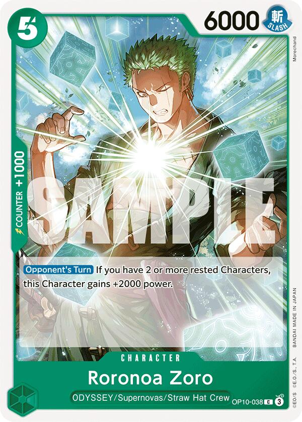 Roronoa Zoro (038) [Royal Blood] | Infinity Cards & Collectibles