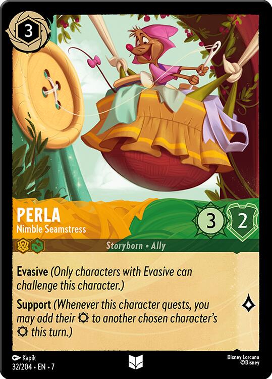 Perla - Nimble Seamstress (32/204) [Archazia's Island] | Infinity Cards & Collectibles