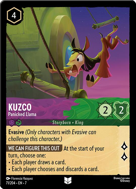 Kuzco - Panicked Llama (71/204) [Archazia's Island] | Infinity Cards & Collectibles