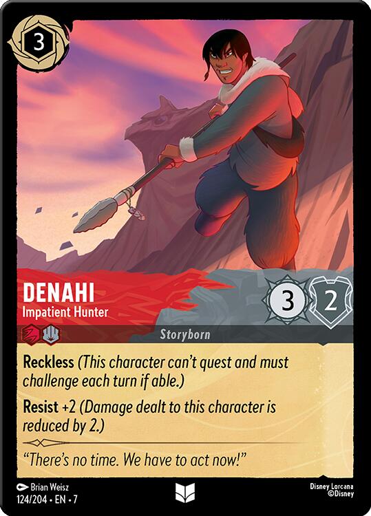 Denahi - Impatient Hunter (124/204) [Archazia's Island] | Infinity Cards & Collectibles