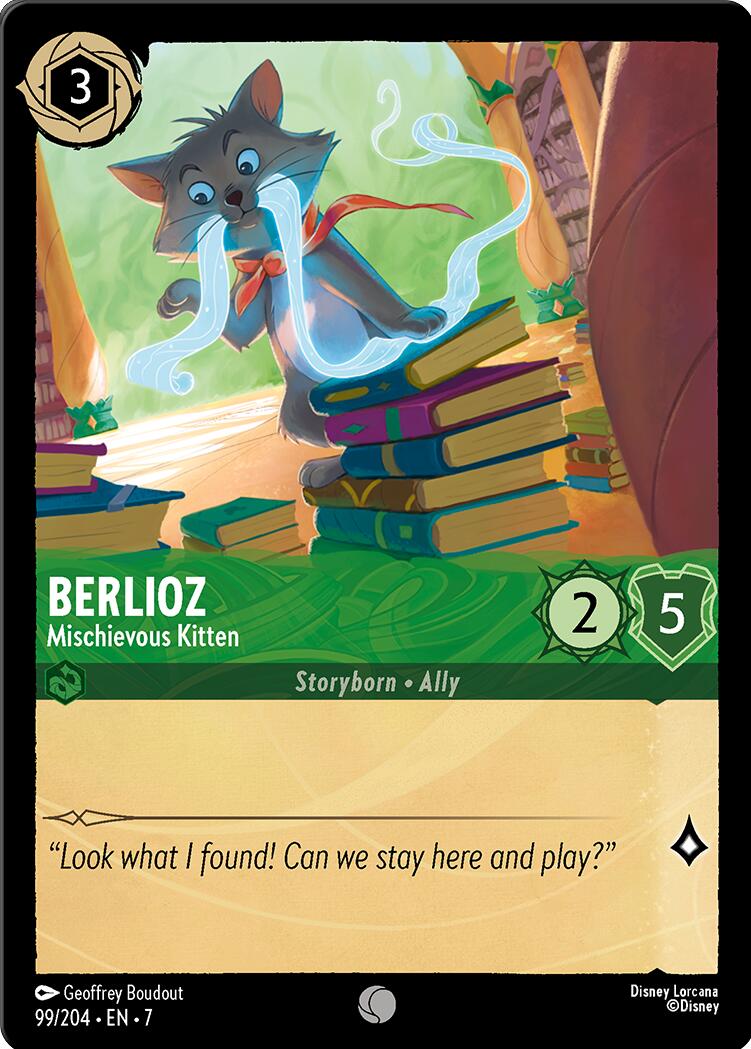 Berlioz - Mischievous Kitten (99/204) [Archazia's Island] | Infinity Cards & Collectibles