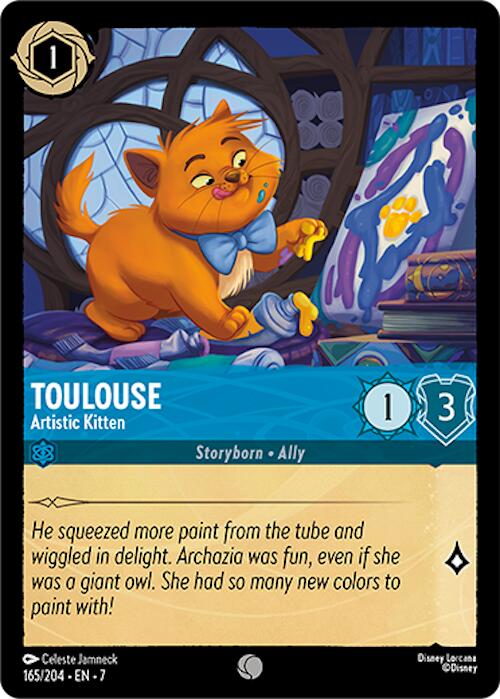 Toulouse - Artistic Kitten (165/204) [Archazia's Island] | Infinity Cards & Collectibles