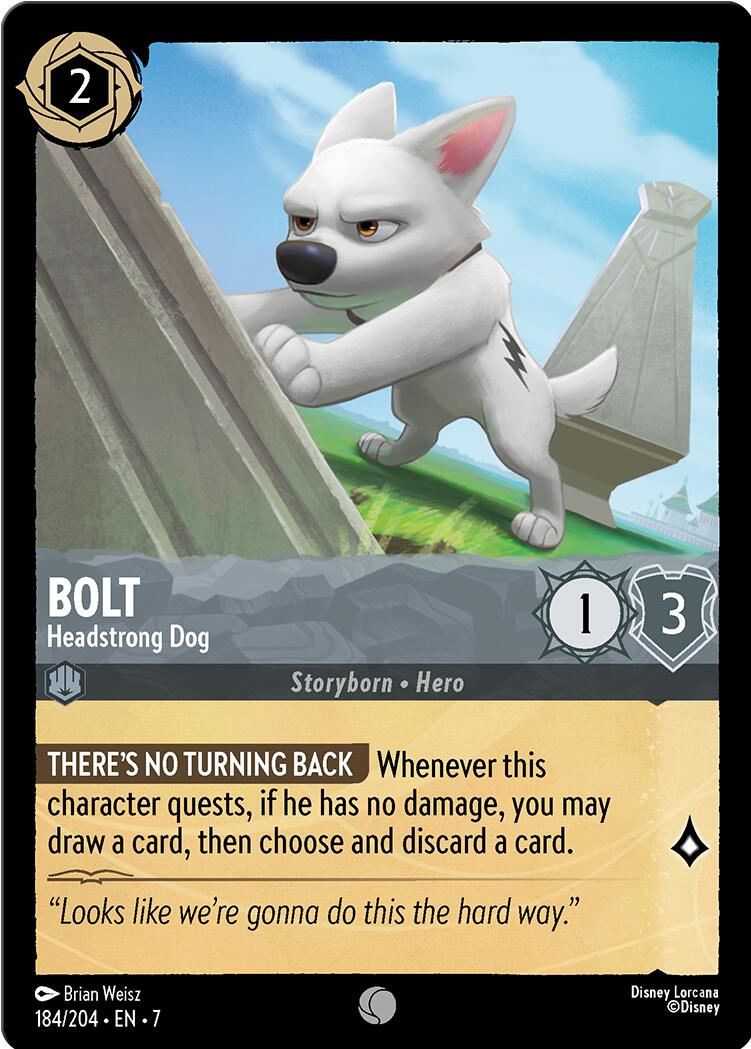 Bolt - Headstrong Dog (184/204) [Archazia's Island] | Infinity Cards & Collectibles