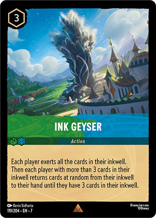 Ink Geyser (119/204) [Archazia's Island] | Infinity Cards & Collectibles