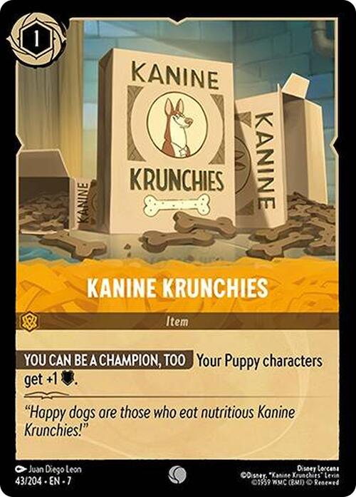 Kanine Krunchies (43/204) [Archazia's Island] | Infinity Cards & Collectibles