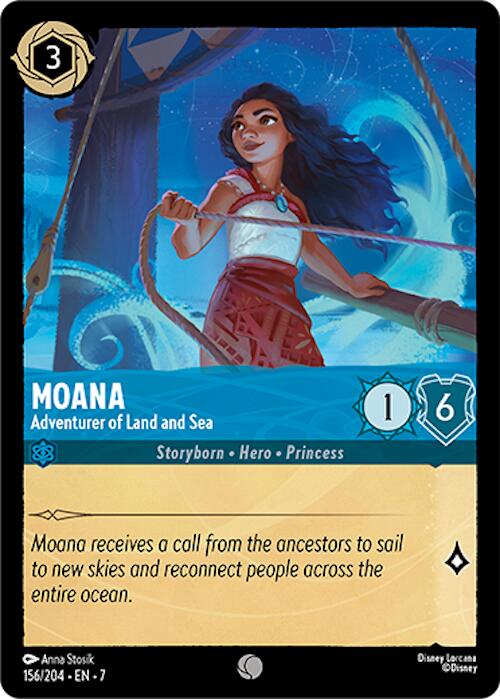 Moana - Adventurer of Land and Sea (156/204) [Archazia's Island] | Infinity Cards & Collectibles