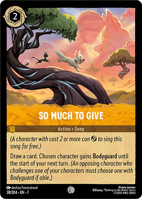 So Much to Give (38/204) [Archazia's Island] | Infinity Cards & Collectibles