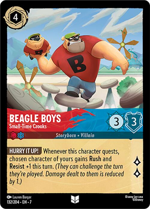 Beagle Boys - Small-Time Crooks (132/204) [Archazia's Island] | Infinity Cards & Collectibles