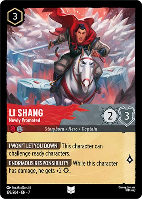 Li Shang - Newly Promoted (133/204) [Archazia's Island] | Infinity Cards & Collectibles