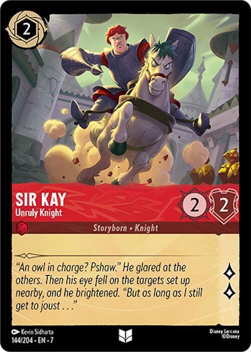 Sir Kay - Unruly Knight (144/204) [Archazia's Island] | Infinity Cards & Collectibles