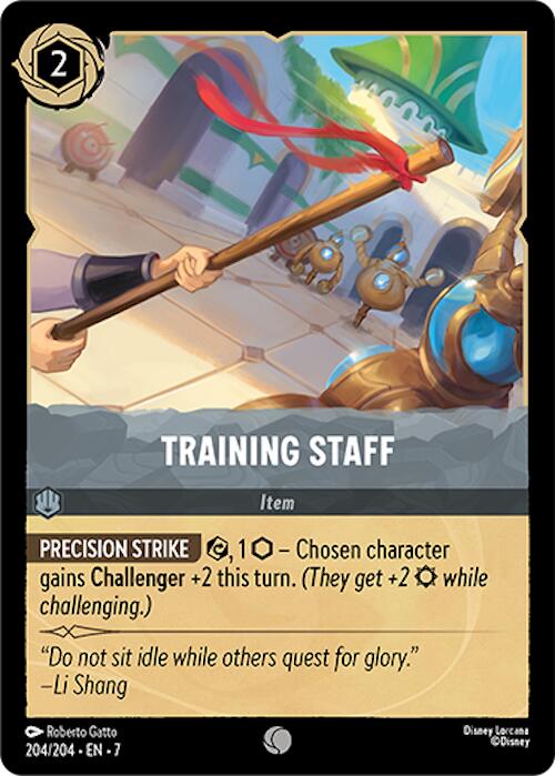 Training Staff (204/204) [Archazia's Island] | Infinity Cards & Collectibles