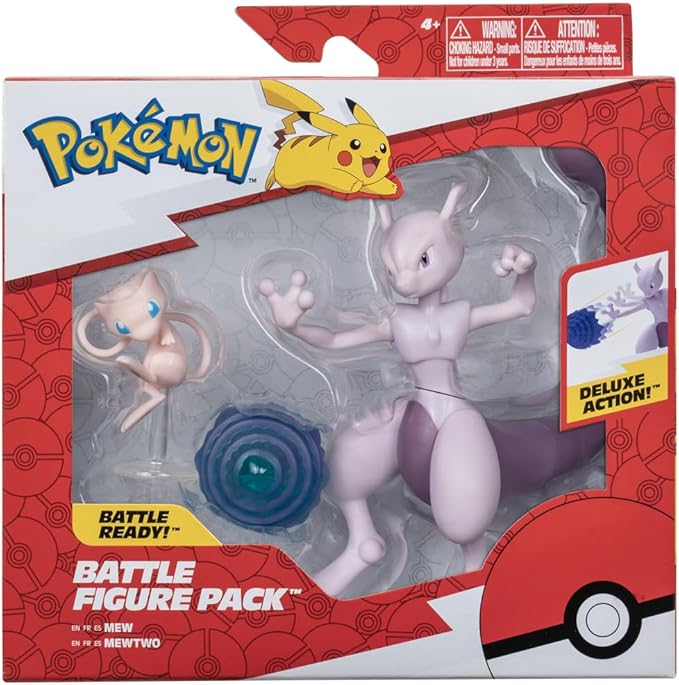 Pokémon - Battle Feature Figures 2-Pack - Set Mewtwo & Mew