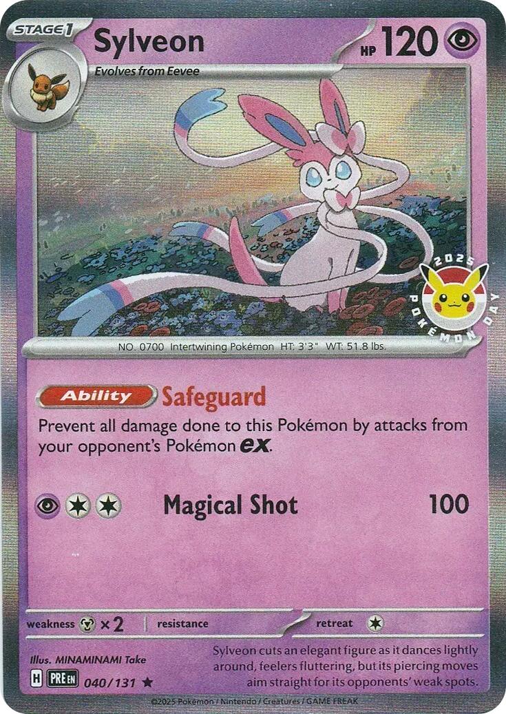 Sylveon (040/131) (Pokemon Day) [Scarlet & Violet: Prismatic Evolutions] | Infinity Cards & Collectibles