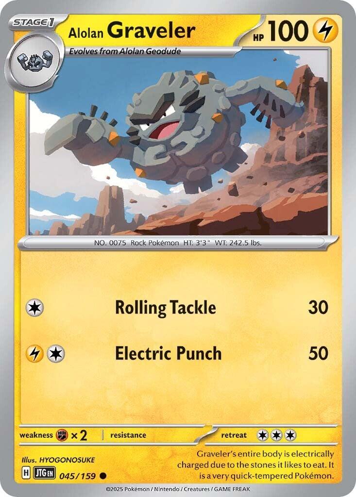 Alolan Graveler (045/159) [Scarlet & Violet: Journey Together] | Infinity Cards & Collectibles