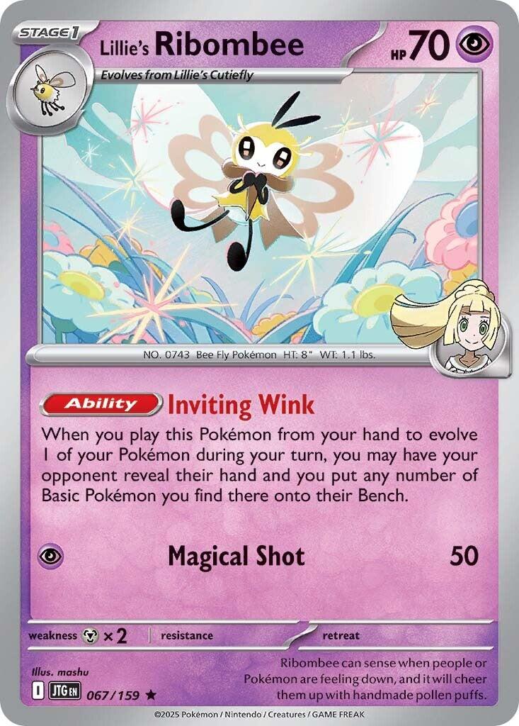 Lillie's Ribombee (067/159) [Scarlet & Violet: Journey Together] | Infinity Cards & Collectibles