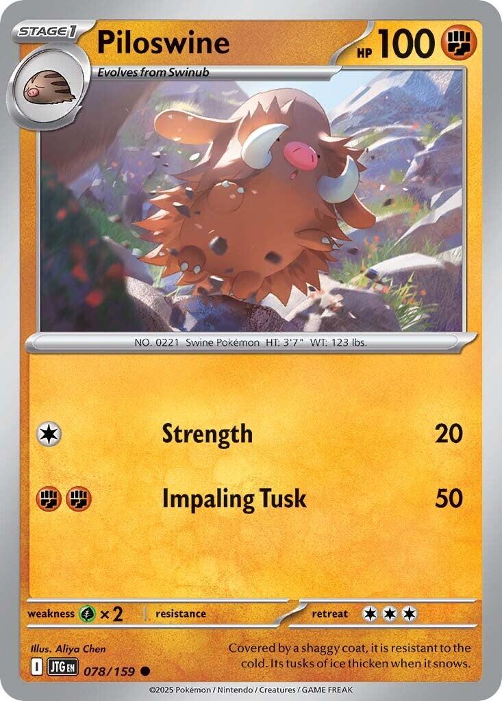 Piloswine (078/159) [Scarlet & Violet: Journey Together] | Infinity Cards & Collectibles