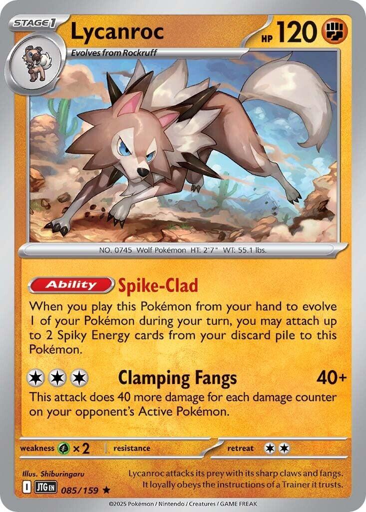 Lycanroc (085/159) [Scarlet & Violet: Journey Together] | Infinity Cards & Collectibles