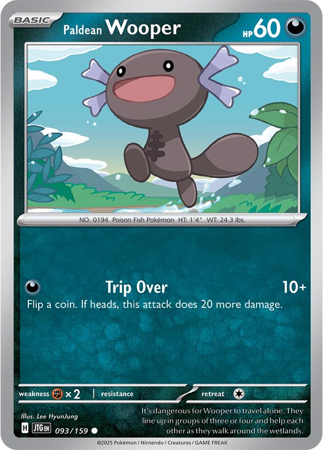 Paldean Wooper (093/159) [Scarlet & Violet: Journey Together] | Infinity Cards & Collectibles